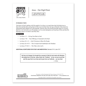  Jesus and You Series-Leviticus PDF